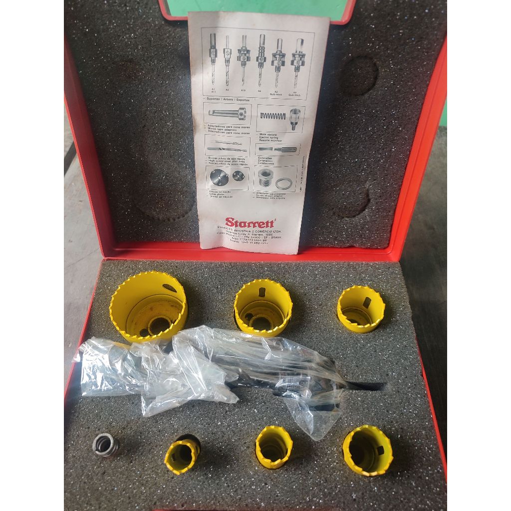 Starrett Hole Saw Kit K100SP Hole Saw Kit
