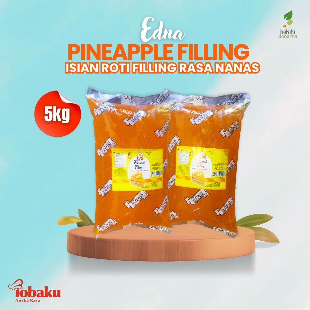 

Edna Selai Ekonomis Pineapple Filling Isian Roti Rasa Nanas 5kg _