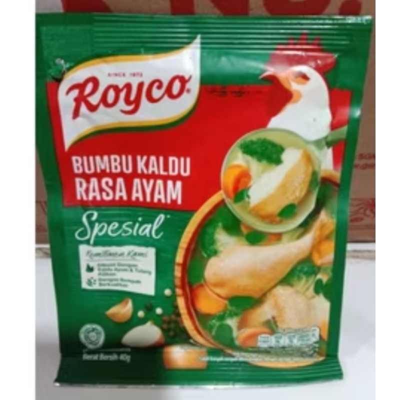 

Royco Bumbu Penyedap Makanan Kaldu Jamur Spesial Tanpa Penguat Rasa 40 g