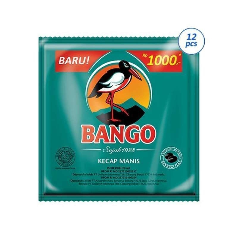 

Bango Kecap Manis Sachet Renteng (1 Renteng 12 sachet)