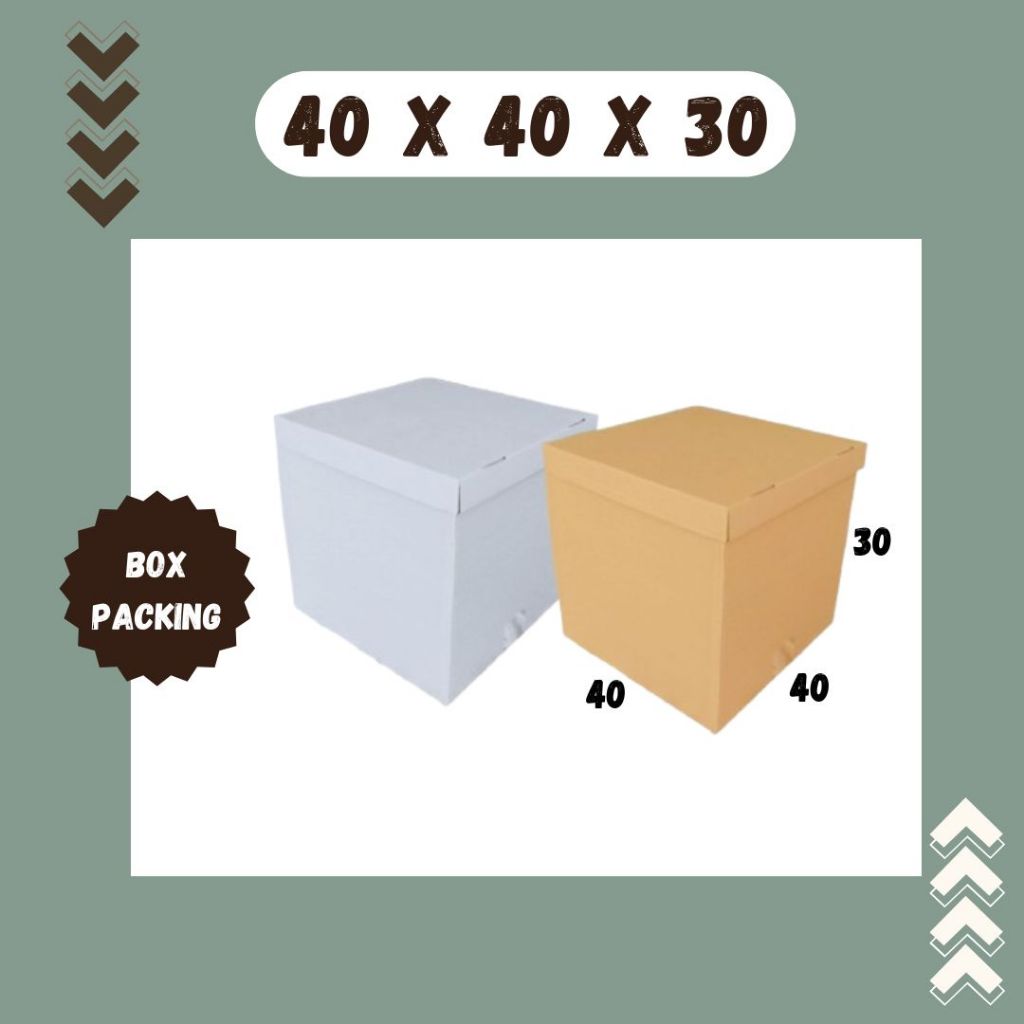 

Box Kado 15x15x30 / 15x15x20 / 15x15x10 (Set Top/Bot Heebe) Kardus Packing/Karton/Paking/Polos/Hampers/Boneka/Buah/Puding/Tart