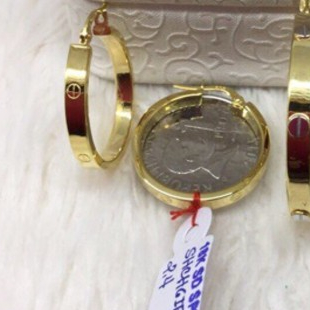 ❤️COD 17K emas asli Telingan Emas 17K emas asli