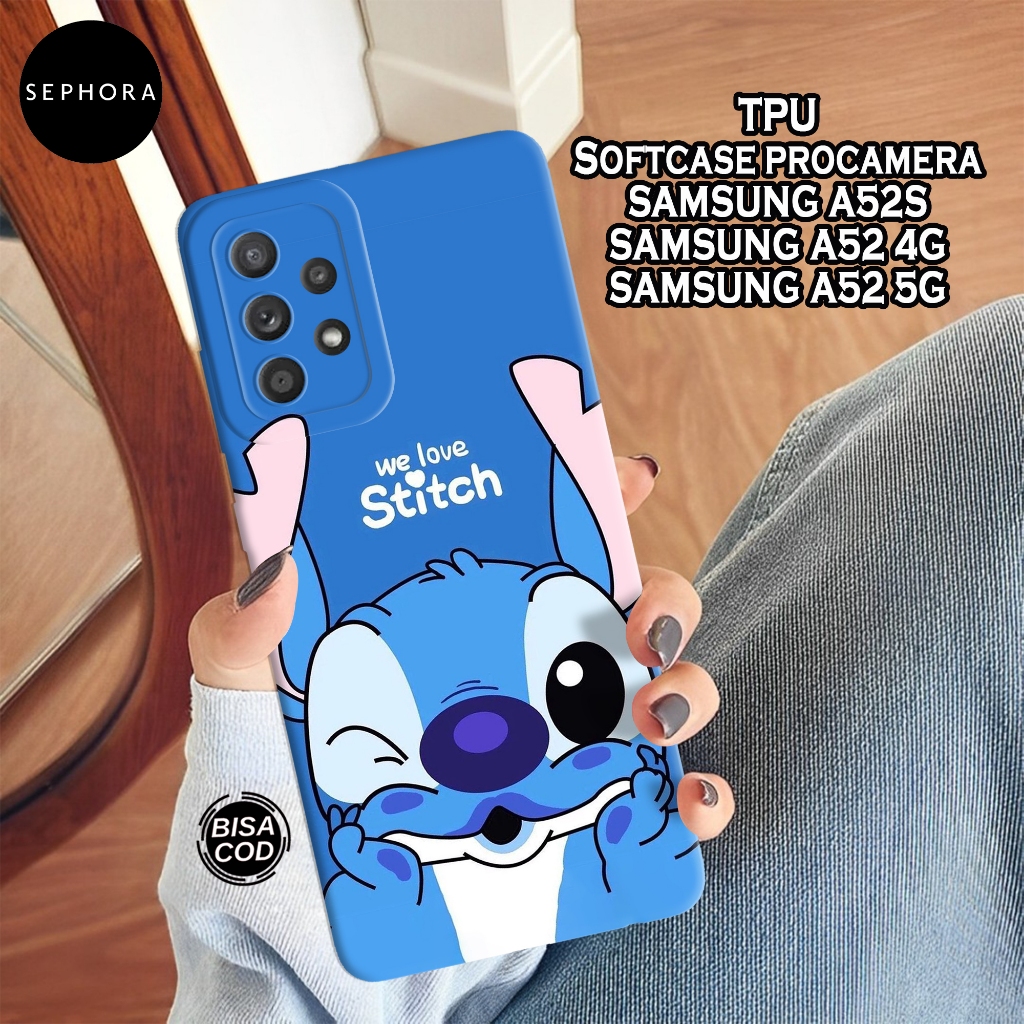 Case Samsung A52s/A52 4G/A52 5G - Fashion Case Stitch - Softcase Samsung A52s/A52/A52 5G  - Case Pro