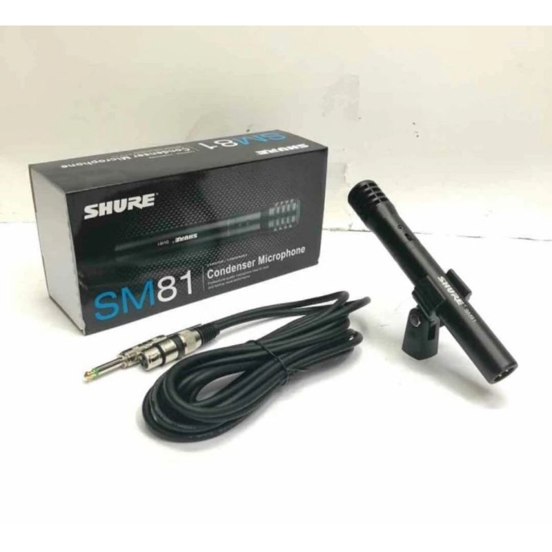 Mic kabel SHURE condensor SM 81 garansi