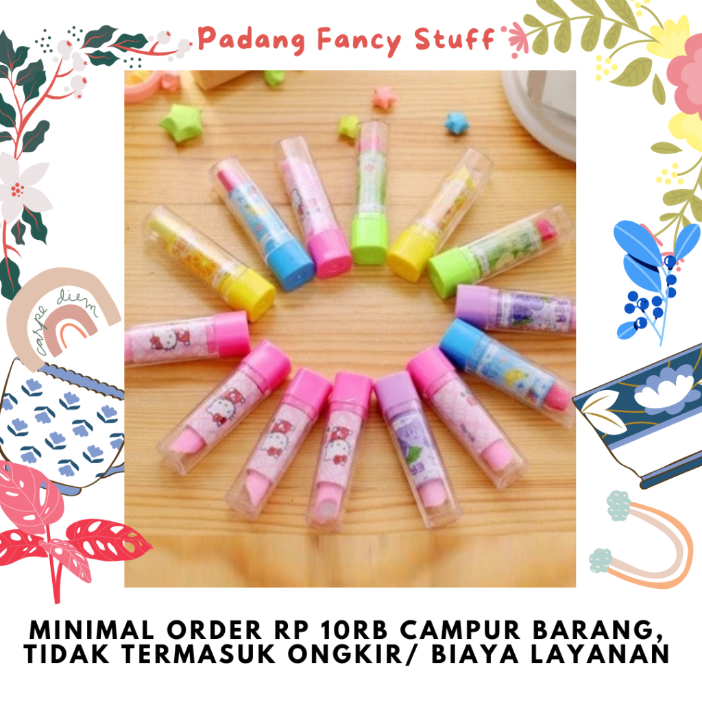 

PFS - 028 PENGHAPUS PENSIL MODEL LIPSTIK KARAKTER CARTOON HELLO KITTY LUCU MURAH PADANG