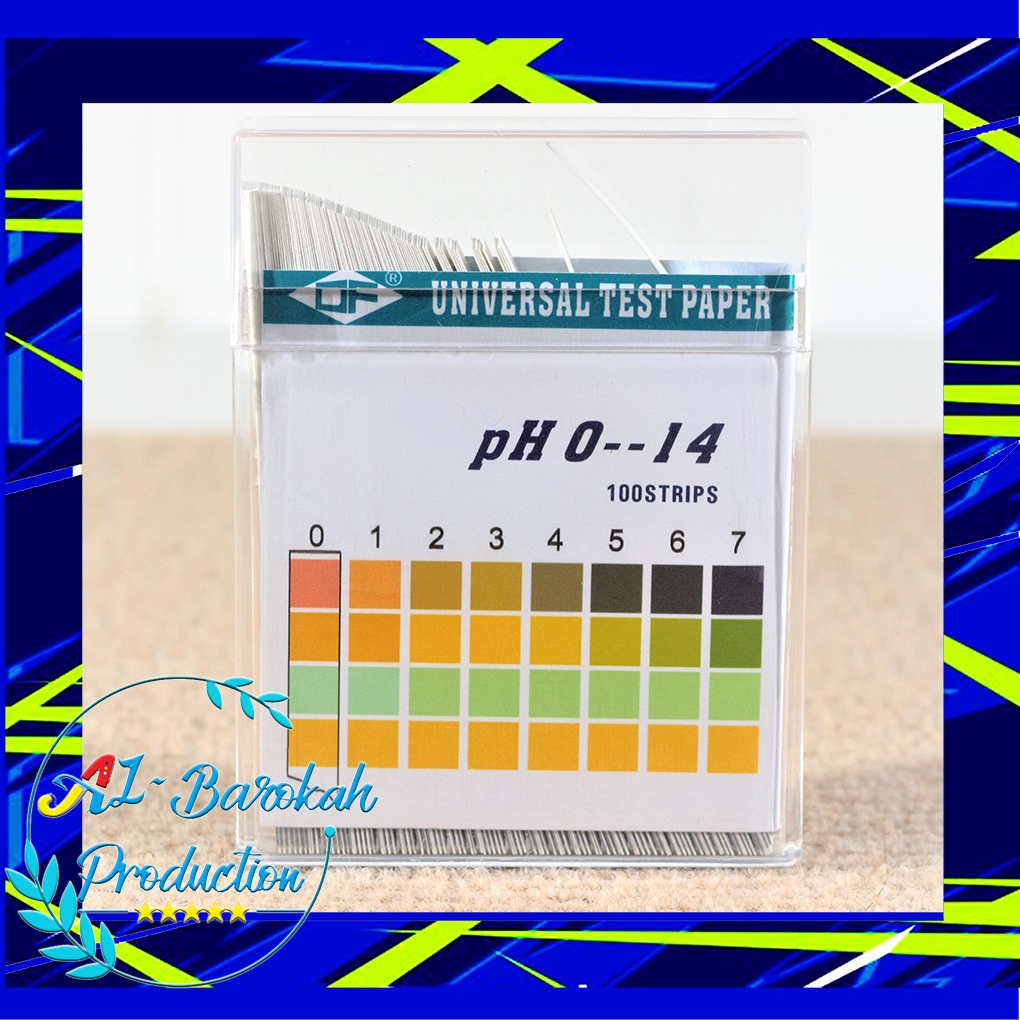 pH Universal Kertas Lakmus pH  1-14 dan 0-14 pH Air Tester