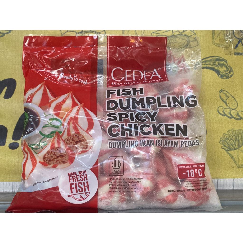 

Cedea dumpling spicy 500gr