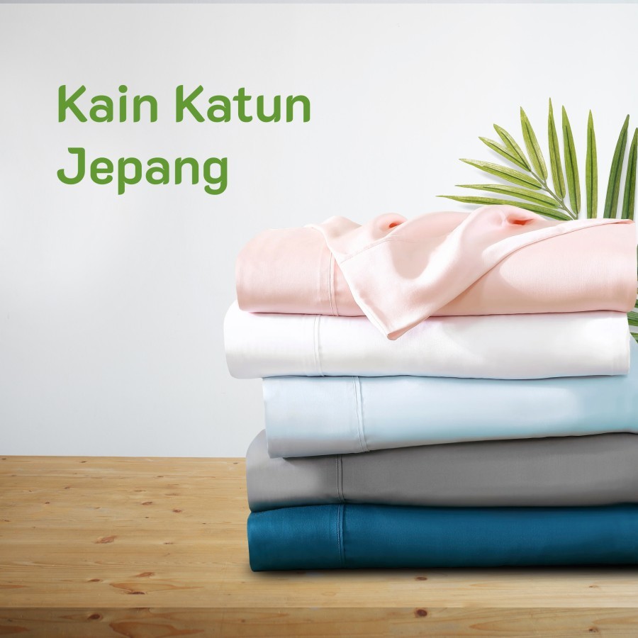 GROSIR Bahan Kain Katun Jepang Polos Untuk Sprei / Bahan Katun Meteran / Kain Meteran Polos kain