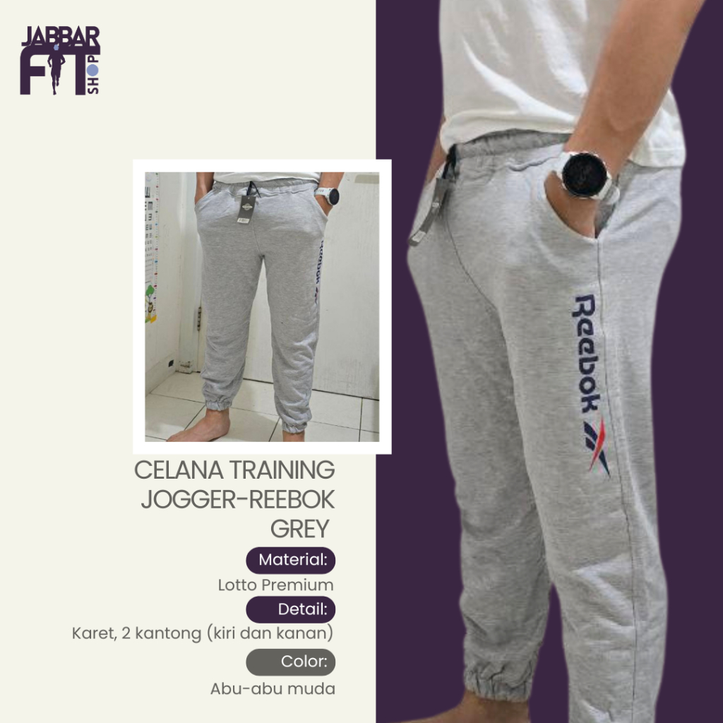 Celana Training Jogger Unisex Pria Wanita Jogger Training