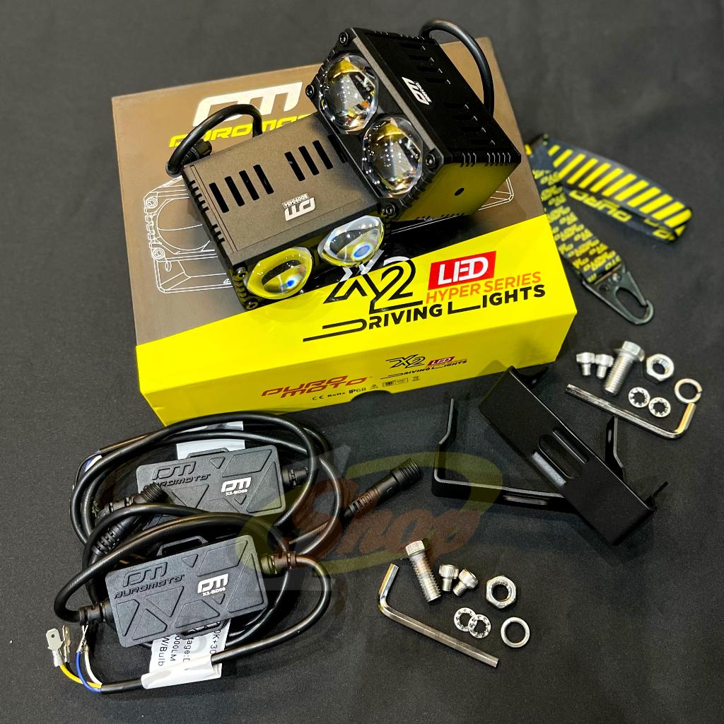 DUROMOTO Lampu Led FogLam Lampu Tembak Duromoto X2