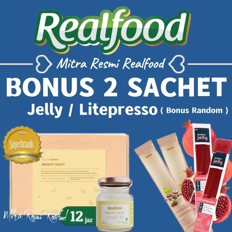 

Realfood Brihgt Sight 12 Jar ( Minuman Sarang Burung Walet ) MRR