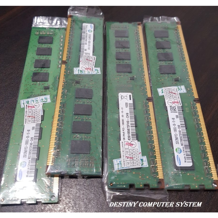 Memory / Ram Longdimm PC CPU DDR3 2GB PC10600 Samsung