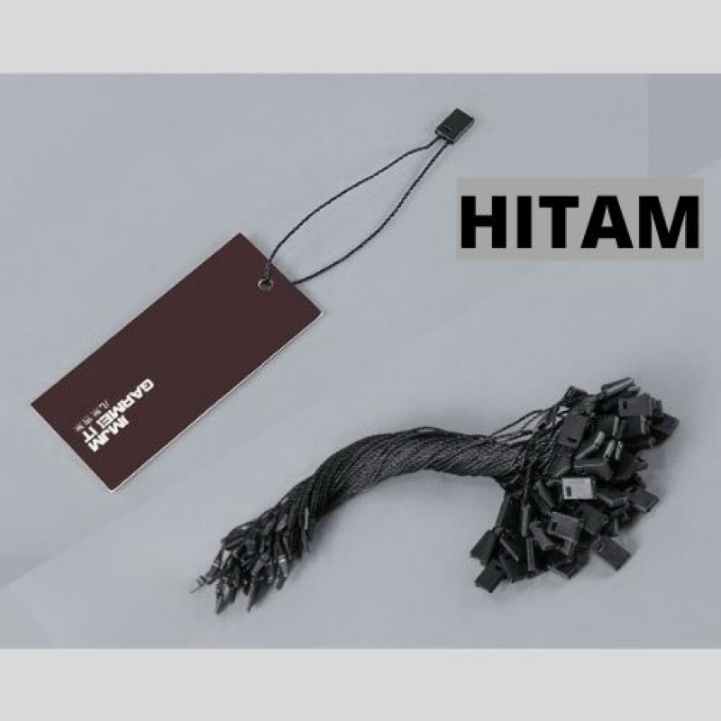 

Hang Tag String Hitam / Tali Hang Tag Hitam (1000pcs)