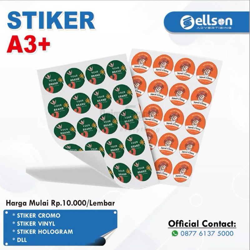 

STICKER A3+ CROMO/VYNIL/TRANSPARAN