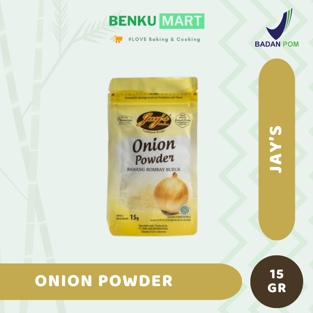 

Jay's Kitchen Onion Powder Zipper 15 GR