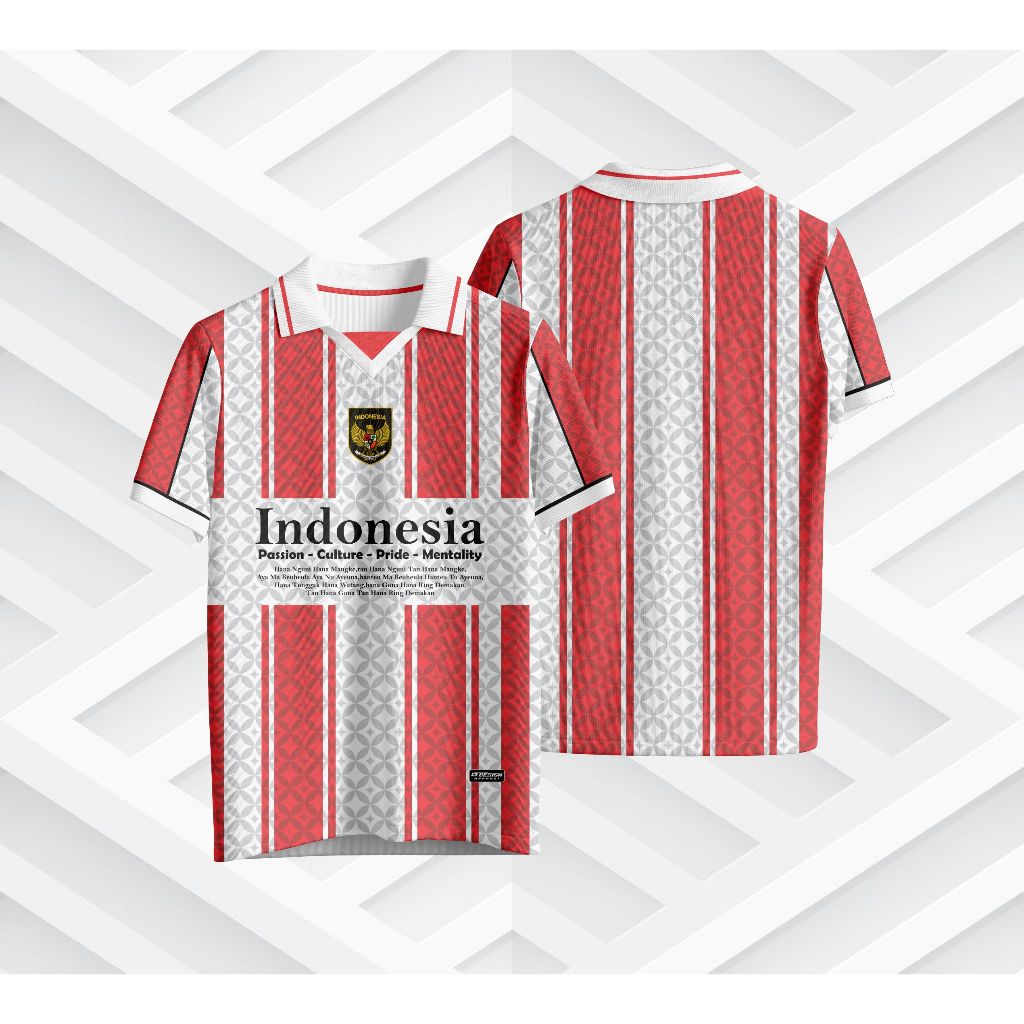 Jersey INDONESIA // Jersey Timnas Indonesia // Jersey Retro // Jersey Vintage // Casual