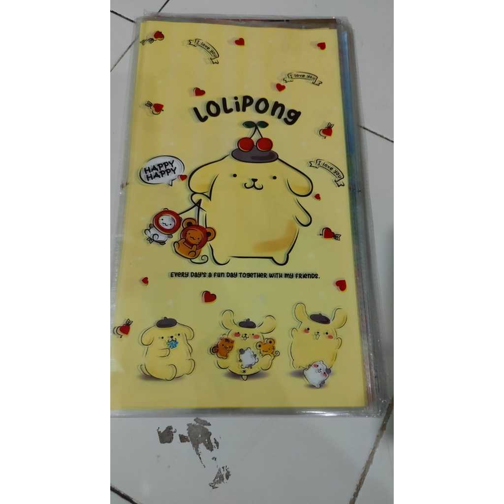 

Plastik Snack Ulang Tahun (ultah) / Plastik Karakter / Plastik OPP POMPOMPURIN LOLIPONG 10 pcs