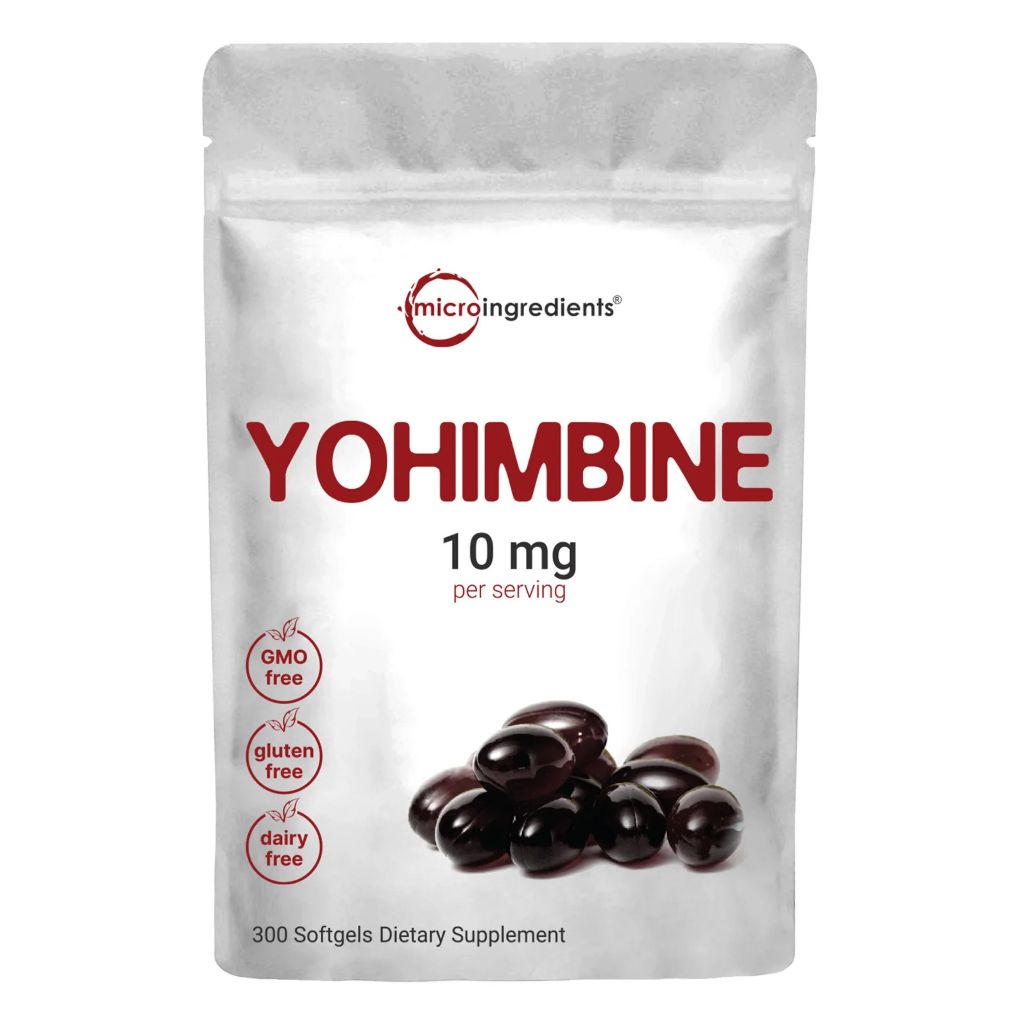 Promo Yohimbine Softgels, Original Microingredients 300 counts
