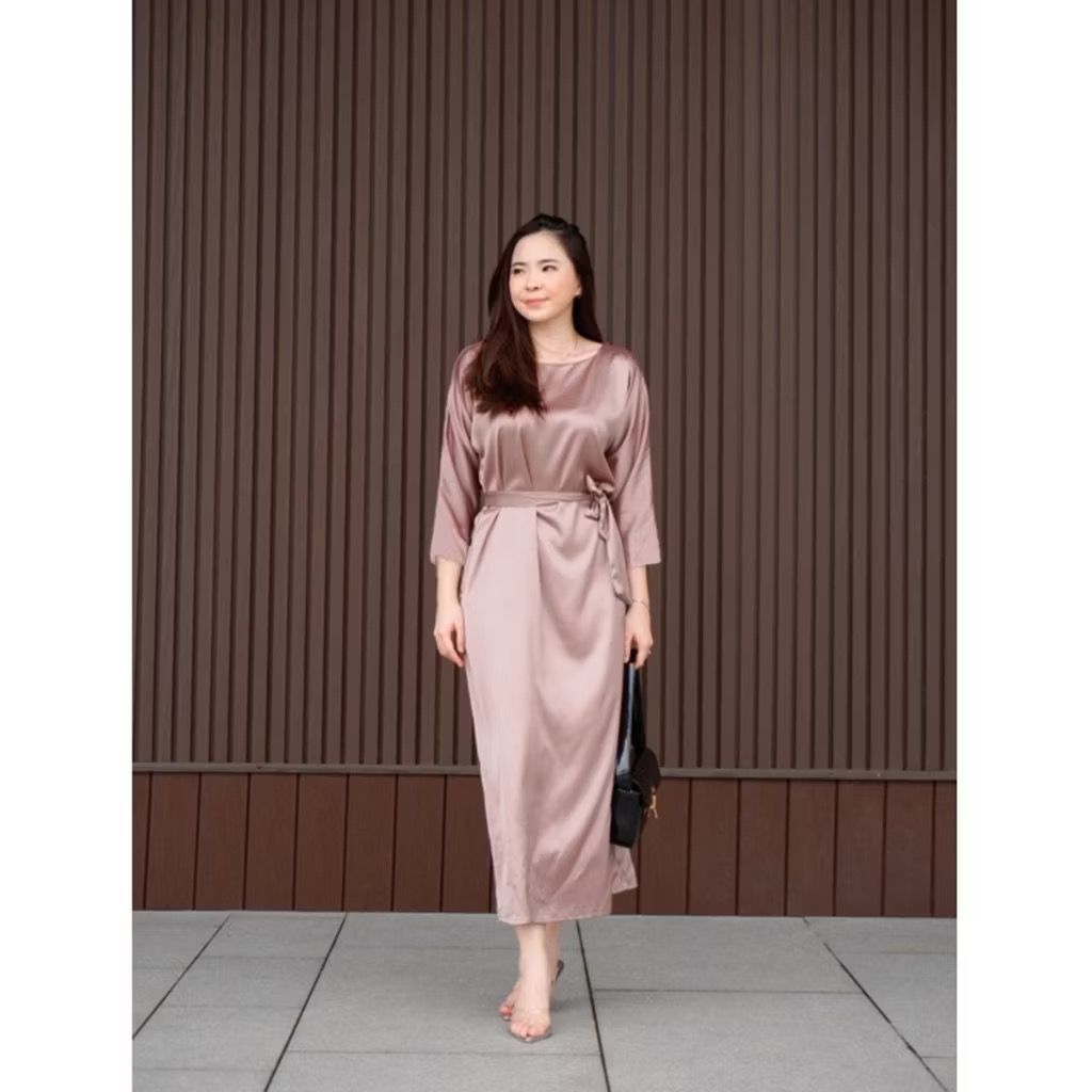 RATNA DRESS SATIN/LONG DRESS SATIN KEKINIAN/LONG DRESS BRIDESMAID