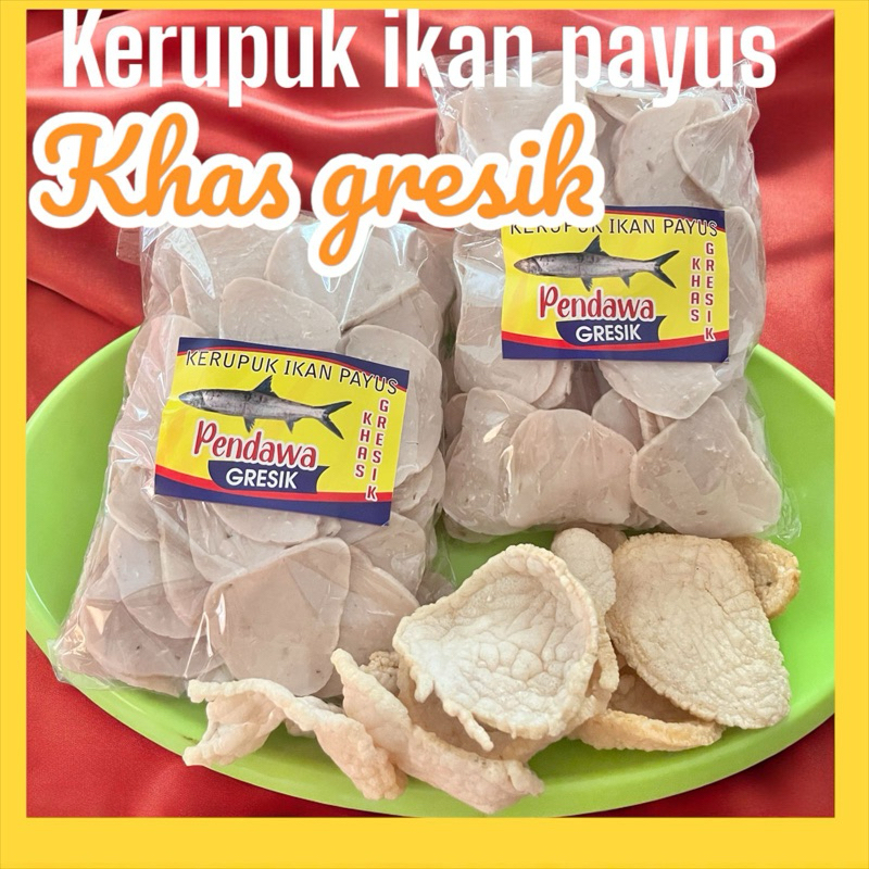 

Kerupuk ikan payus mentah khas Gresik 500gr