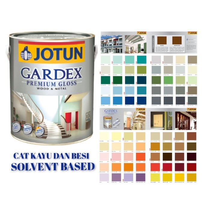 

CAT MINYAK KAYU & BESI PREMIUM GLOSS GARDEX JOTUN WARNA 8010-Y90R