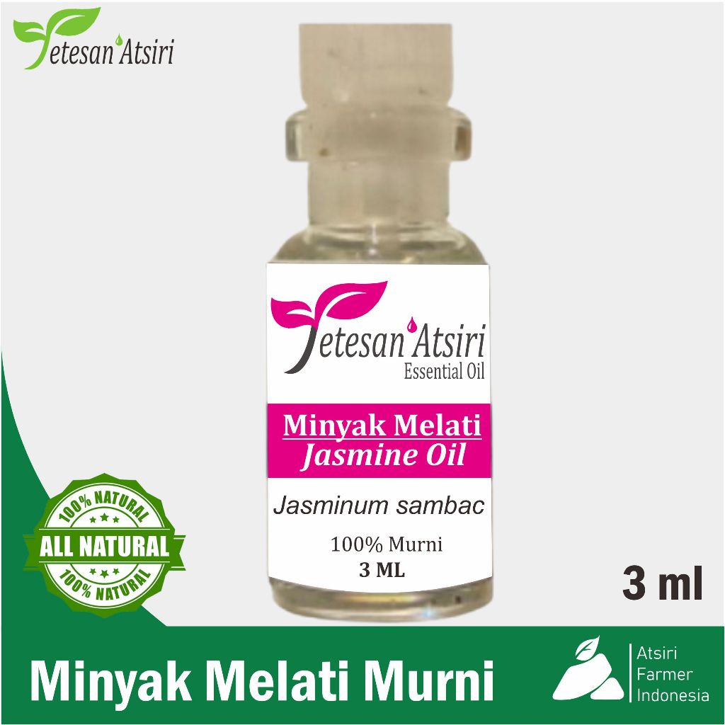 3ml minyak atsiri melati murni bunga melati jasmin jasmine  jasminumsambac oil pure essential oil ar
