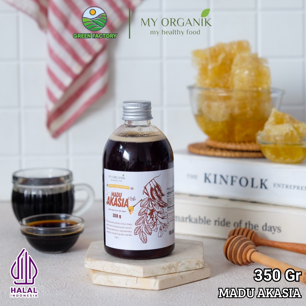 

My Organik Madu Murni Akasia 100% Original Tanpa Campuran Premium Asli 350gr