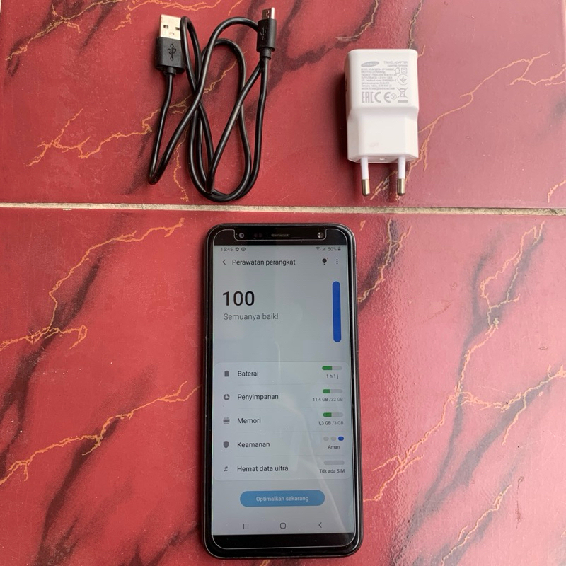 Samsung Galaxy J6 Plus J6+ 3/32 4G LTE Ex Garansi Resmi SEIN bekas second murah