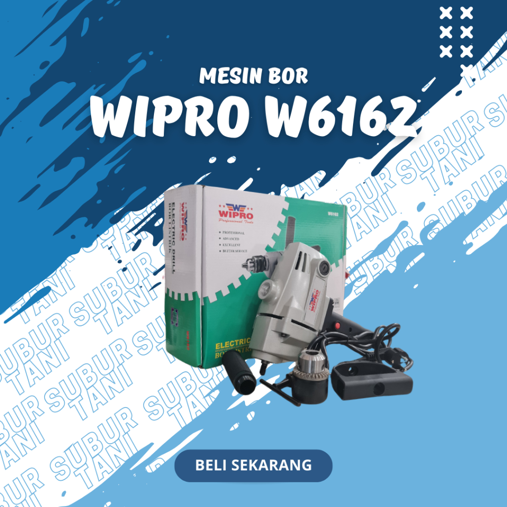 MESIN BOR WIPRO W6162/MESIN BOR LISTRIK WIPRO W6162/BOR LISTRIK WIPRO W6162/ELECTRIC DRILL SUBURTANI