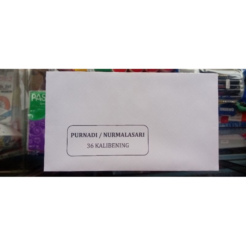 

Amplop Kondangan Nama Polos