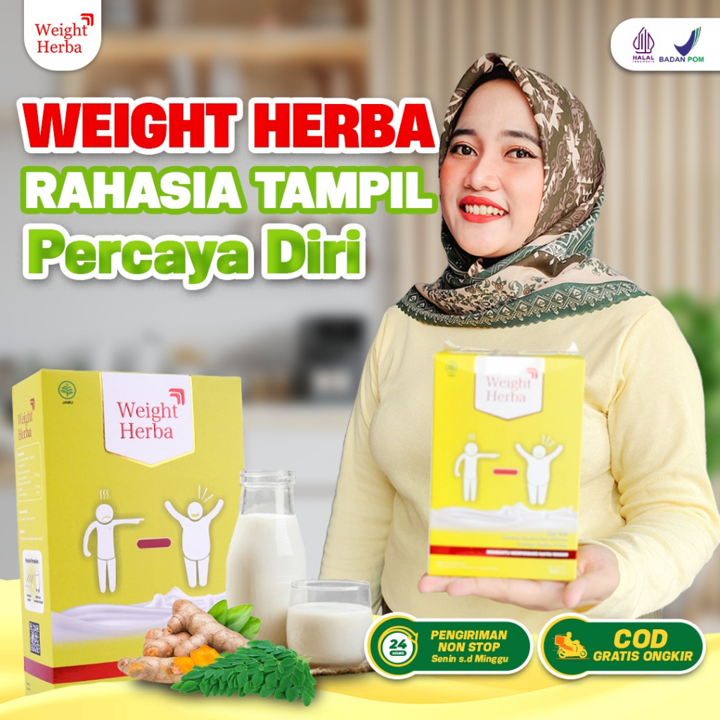 

PROMO!!! Weight Herba 1 Box - Susu Herbal Penambah Nafsu Makan & Penggemuk Berat Badan Ampuh