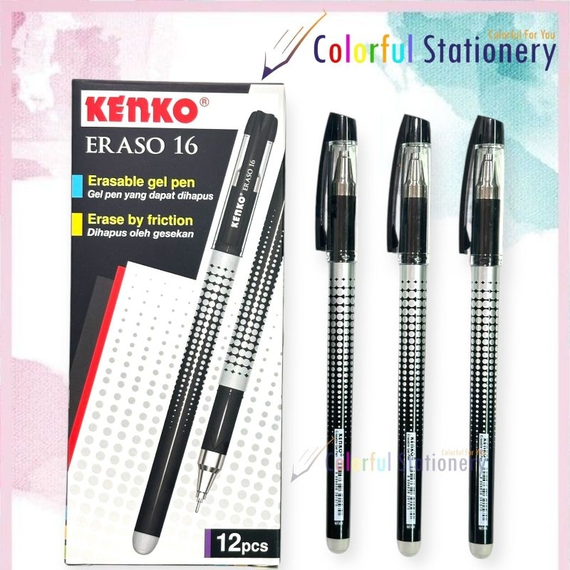 

Pulpen / Ballpoint / Eraser Pen Kenko Eraso-16 (12 Pcs)