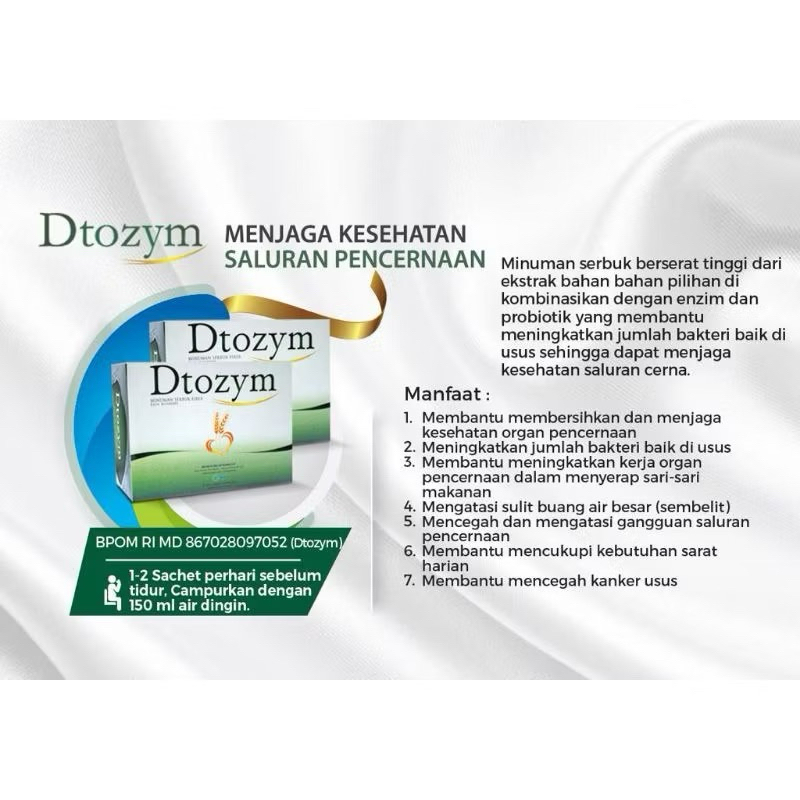 Dtozym Fiber UNTUK PENCERNAAN