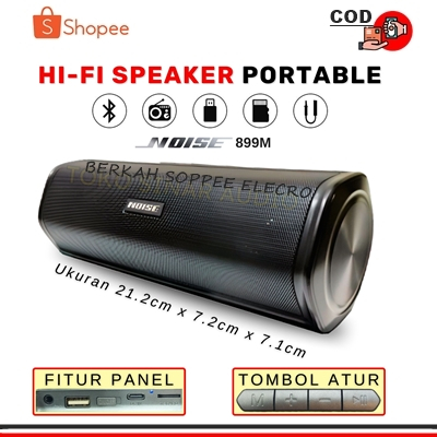 Speaker Bluetooth Portable NOISE type 899 Baterai 1200Mah type m