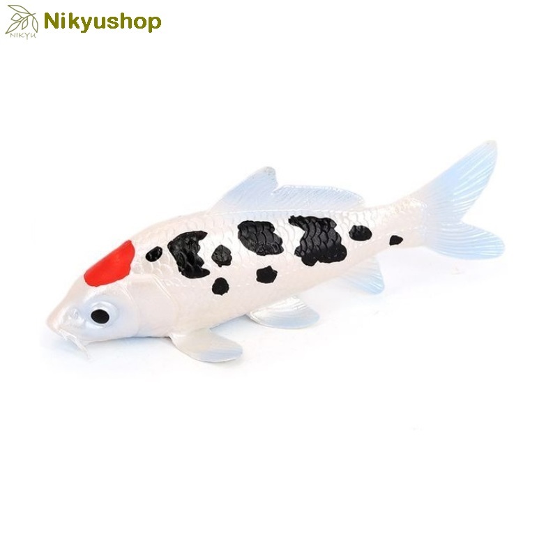 [Nikyushop] Mainan Edukasi Pajangan Miniatur Hewan Figure Ikan Koi Tancho Sanke Animal Fish