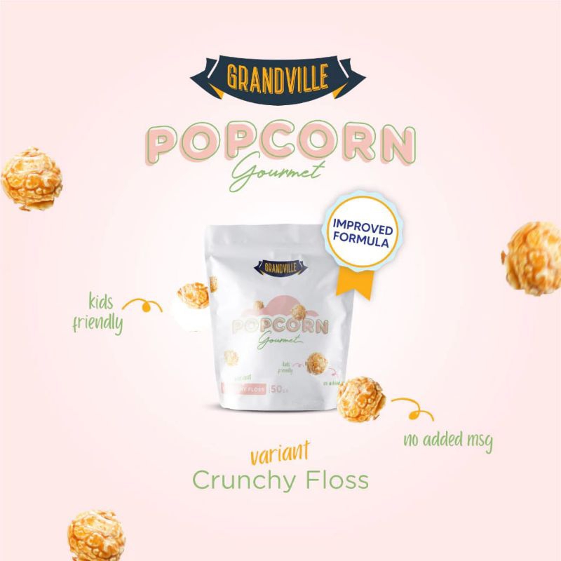

Grandville Popcorn Gourmet Crunchy Floss 50gr