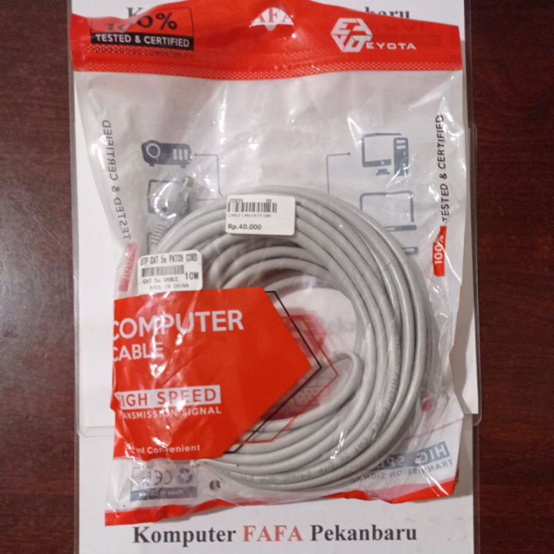 Kabel Lan Cat5 Eyota 10 Meter