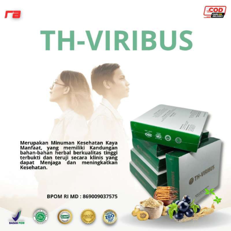 TH viribus isi 5sachet minuman stamina kesehatan alami  original BPOM