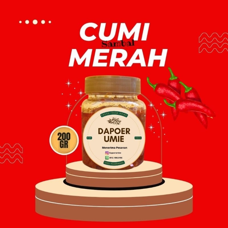 

Sambal Cumi Cabe Merah By dapoer Umie