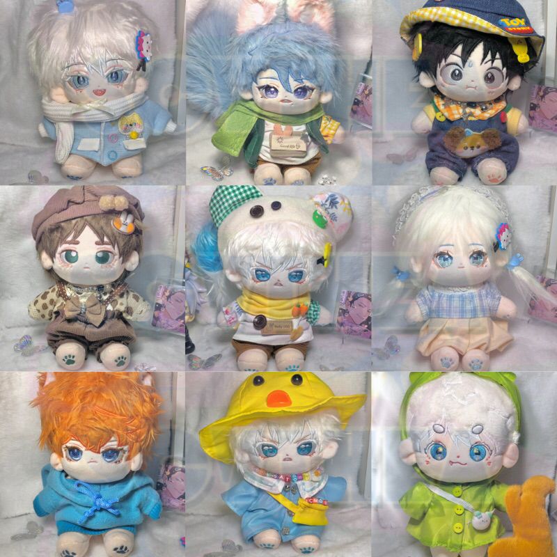 (PRELOVED) COTTON DOLL CLOTHES 20cm/ Baju Doll 20cm