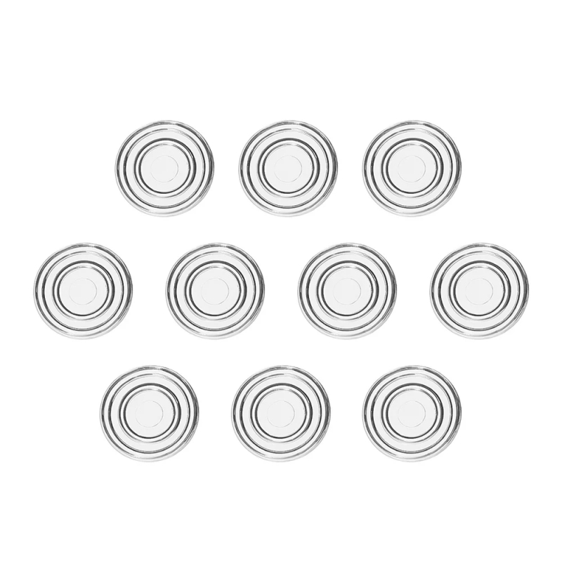 100pcs Karet Ganjal Kaca 24mm Karet Penahan Kaca Meja Kaca Anti Slip Kaca Karet Rubber Meja