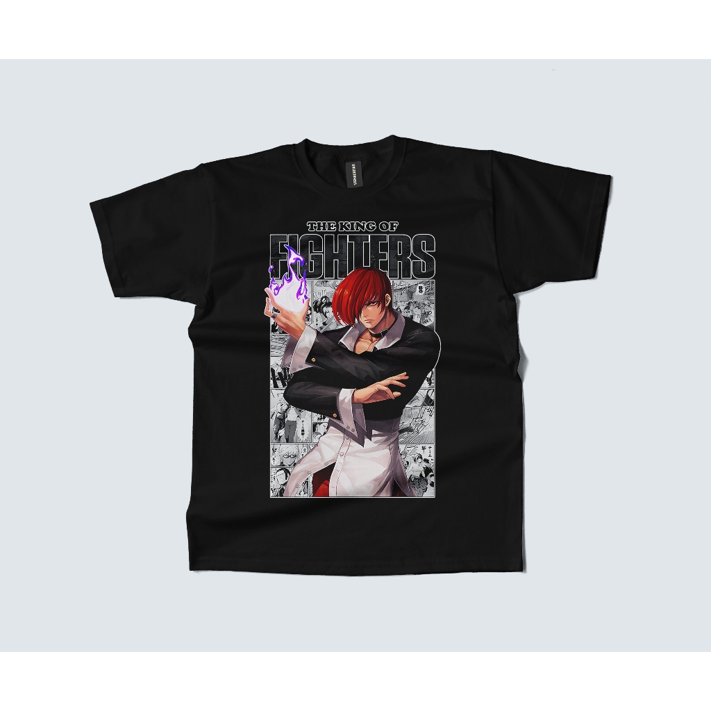 Jual Kaos Standar Distro Iori Yagami / Kaos Kekinian /Kaos Distro