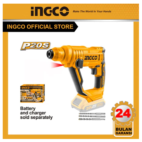 Mesin Bor Rotary Hammer Drill INGCO CRHLI1601 Bor Beton SDS