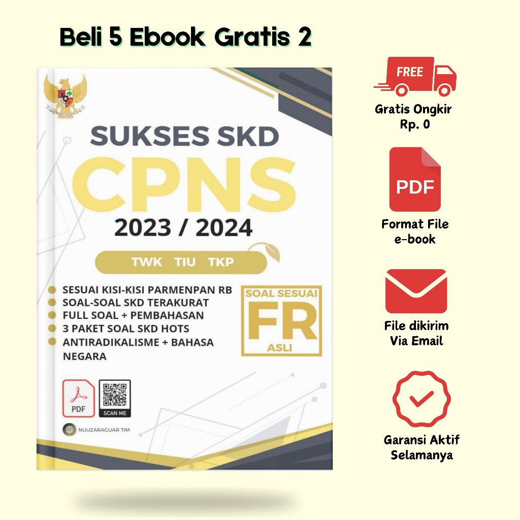 

[A-0013] SUKSES SKD CPNS 2023 2024 - TWK TIU TKP