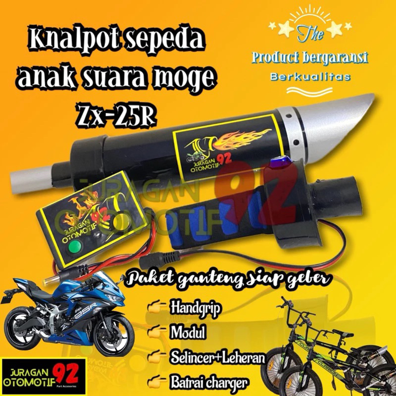 Knalpot Sepeda Suara Zx25 Lipat Knalpot Sepeda Anak Sepeda Motor Listrik Knalpot Mainan Anak Laki