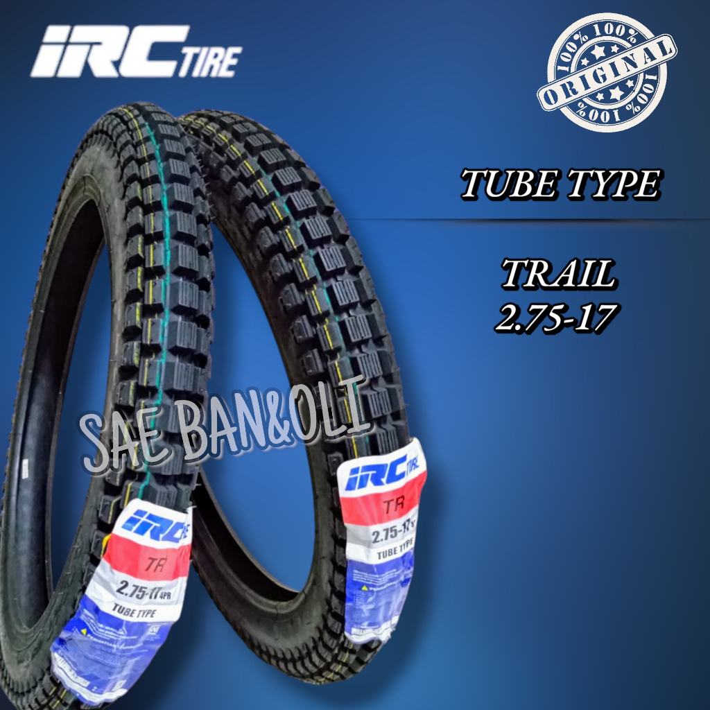 BAN LUAR IRC 275-17 TRAIL & 250-17 TRAIL BAN LUAR IRC TRIAL 300-17