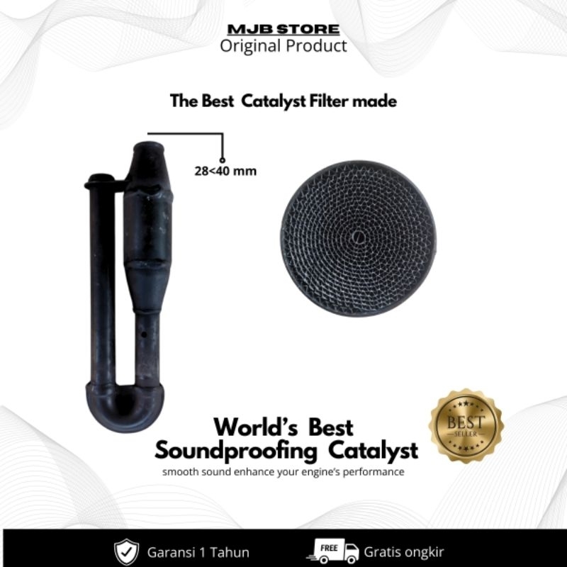 Saringan Katalis Original Khusus untuk Knalpot Motor, Bisa Dicustom Sesuai Keinginan Anda