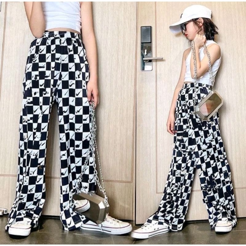 Preloved one set crop top kulot