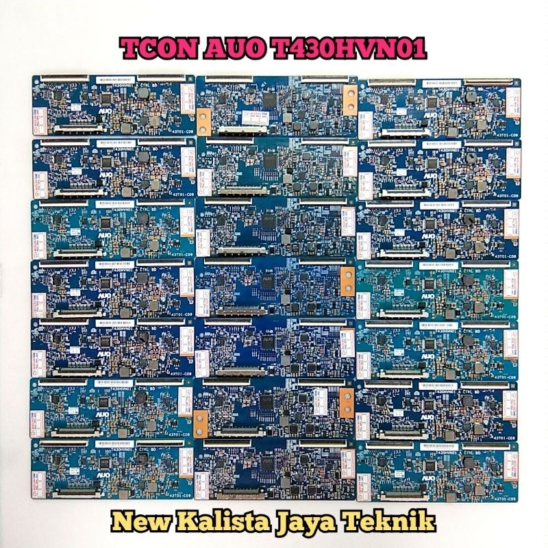 TCON AUO T430HVN01 43T01 C09 ORIGINAL TCON 43 INCHI AUO 43T01 CO9 TICON 43T01 TIKON AUO T430HVN01 LO