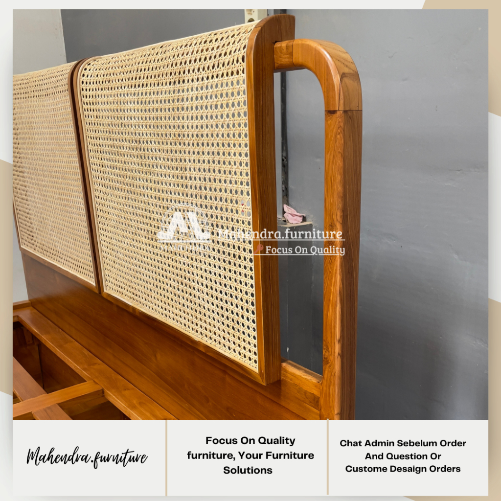 Dipan tempat tidur penyimpanan tempat tidur storage dipan tempat tidur 160x200 jati